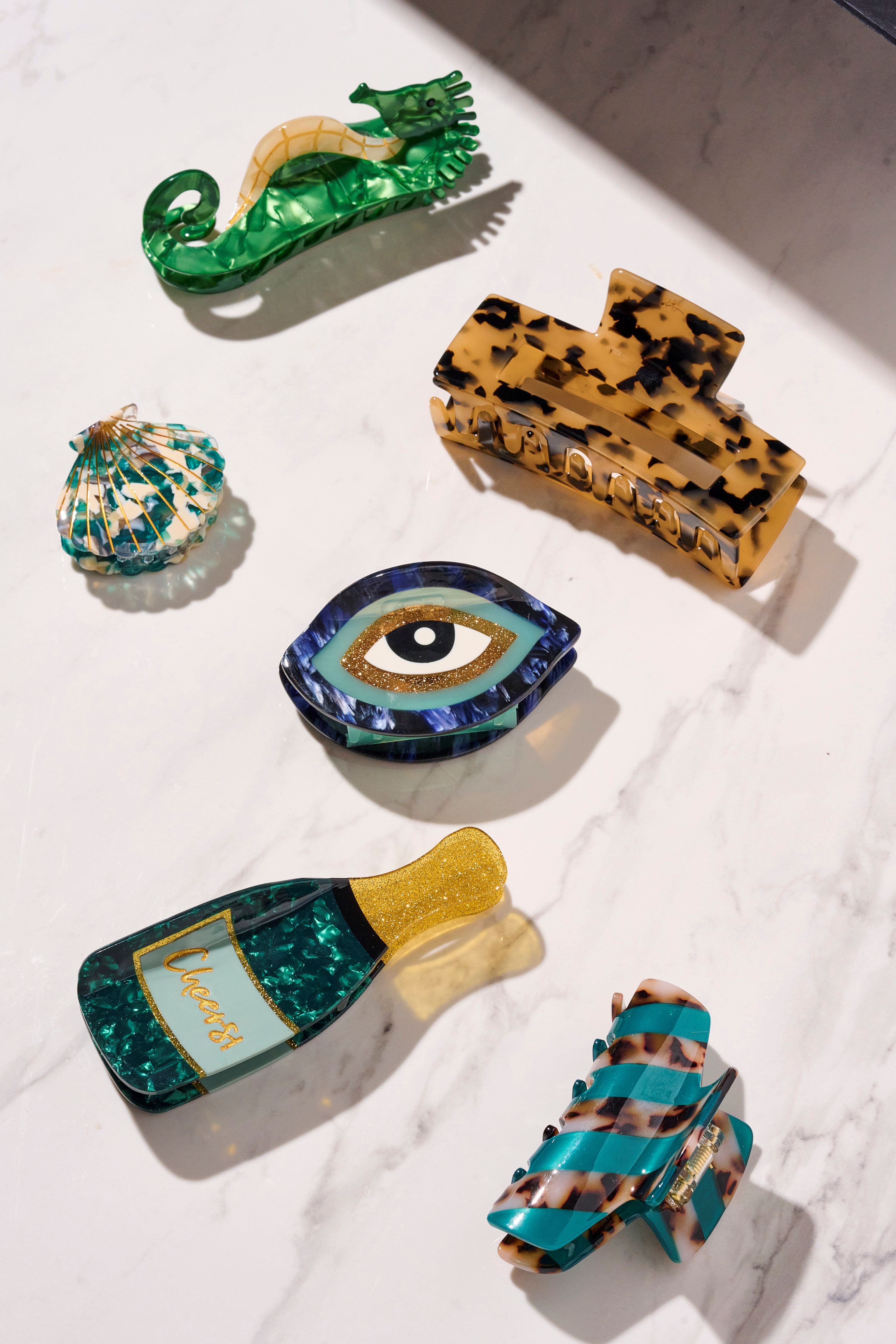 Haarklammer Evil Eye