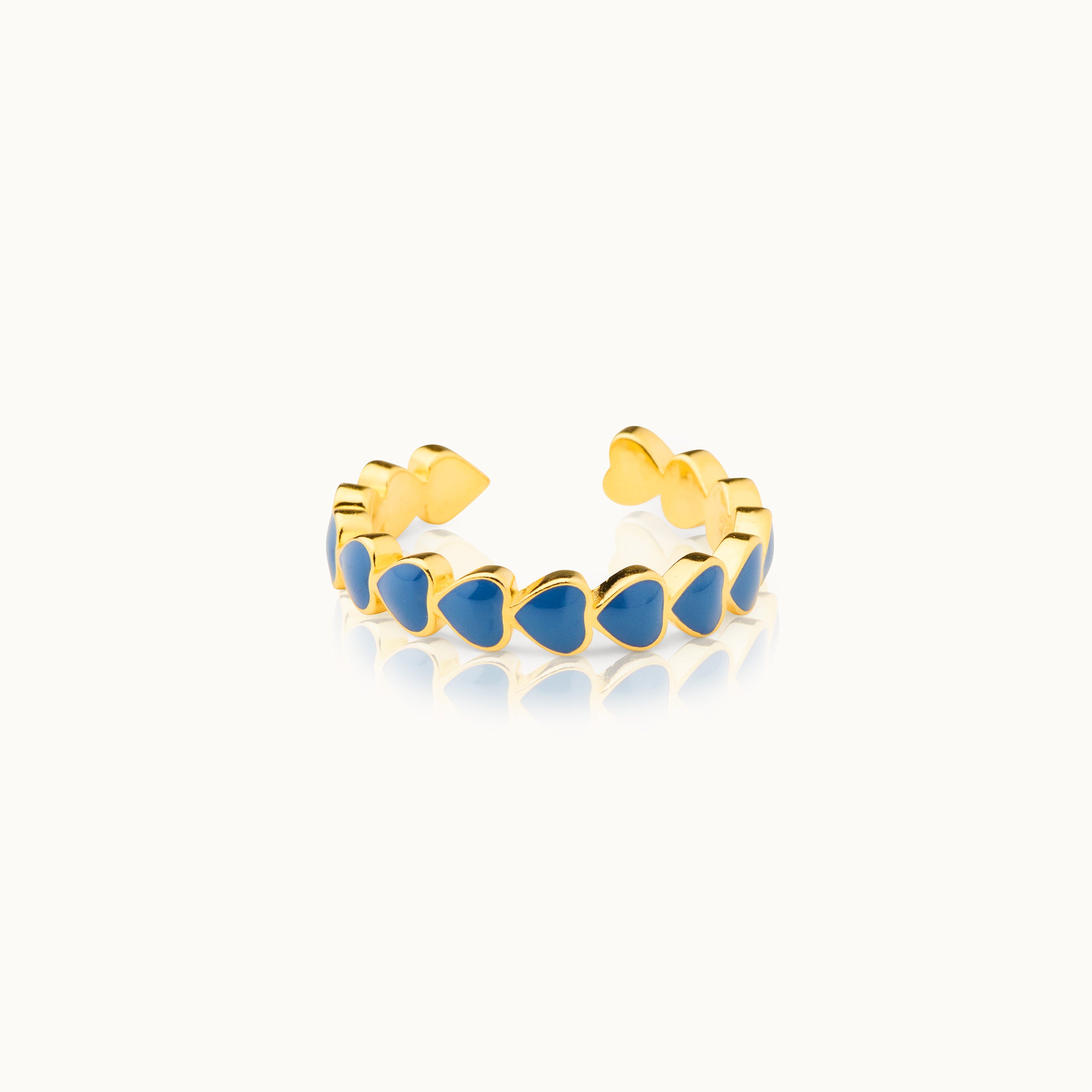 Ring - The Heart Blau