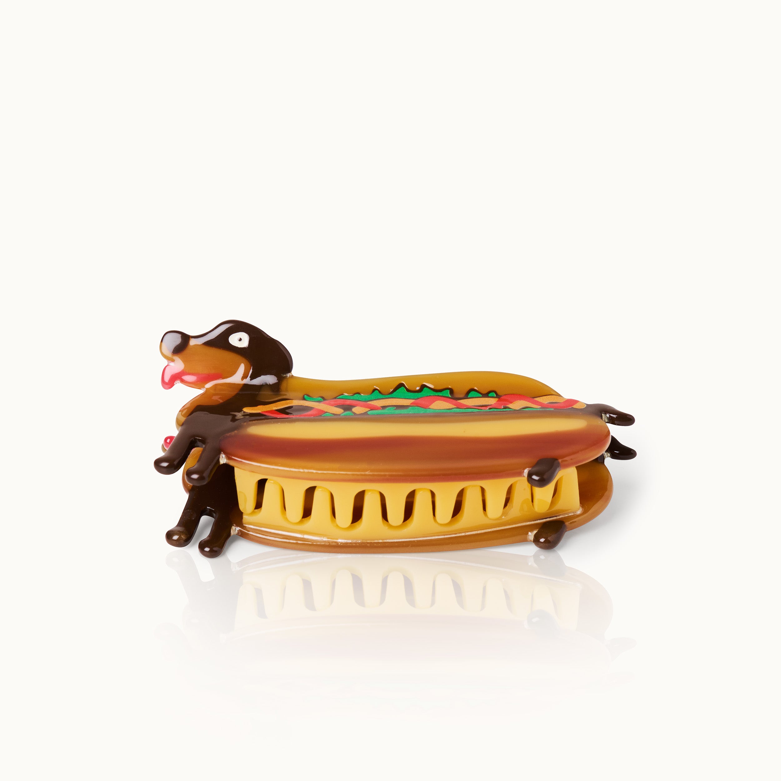 Haarklammer Hot Dog