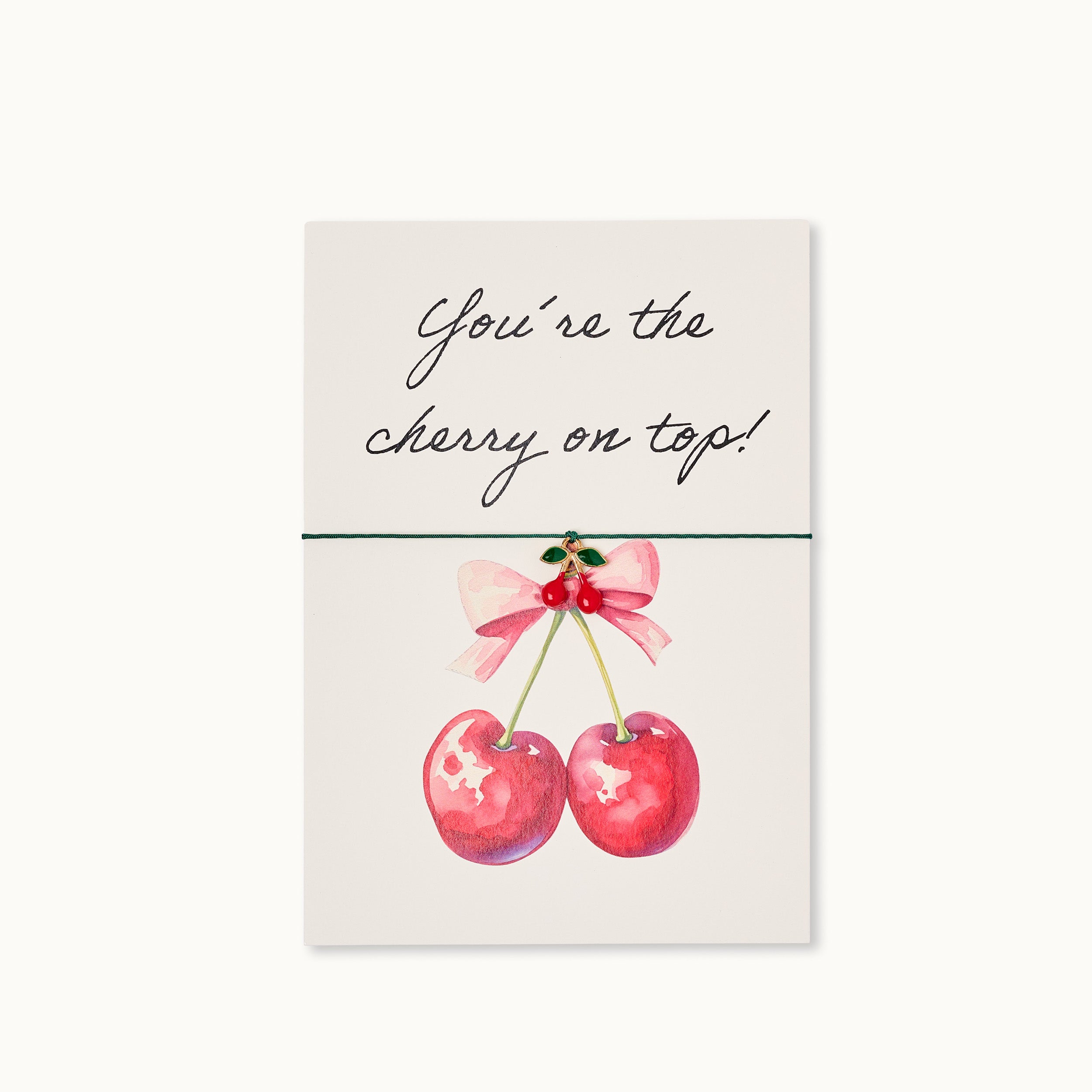 Armband-Karte: Cherry on top!