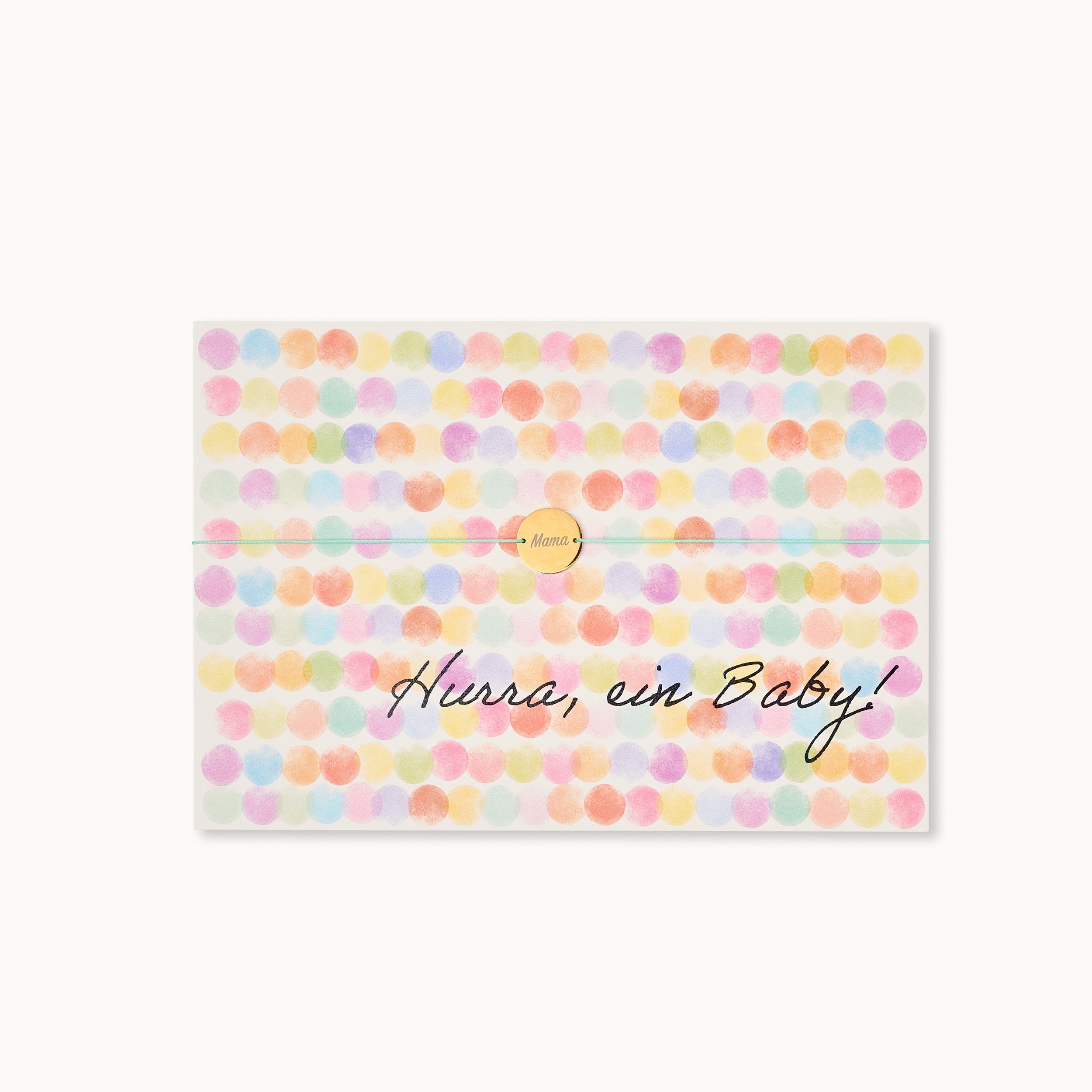 Armband-Karte: Hurry, ein Baby - neutral