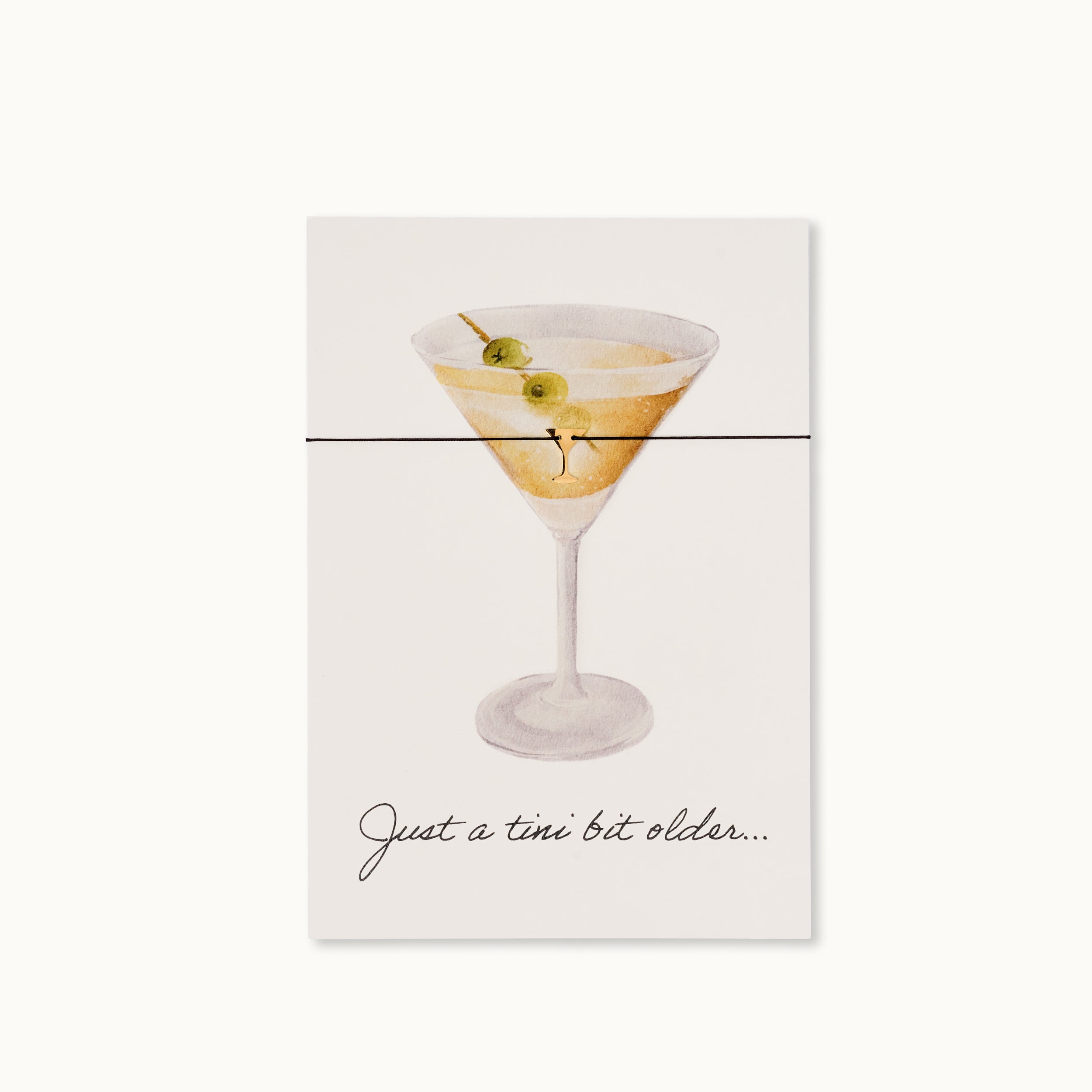 Armband-Karte: Martini Just a tiny bit older