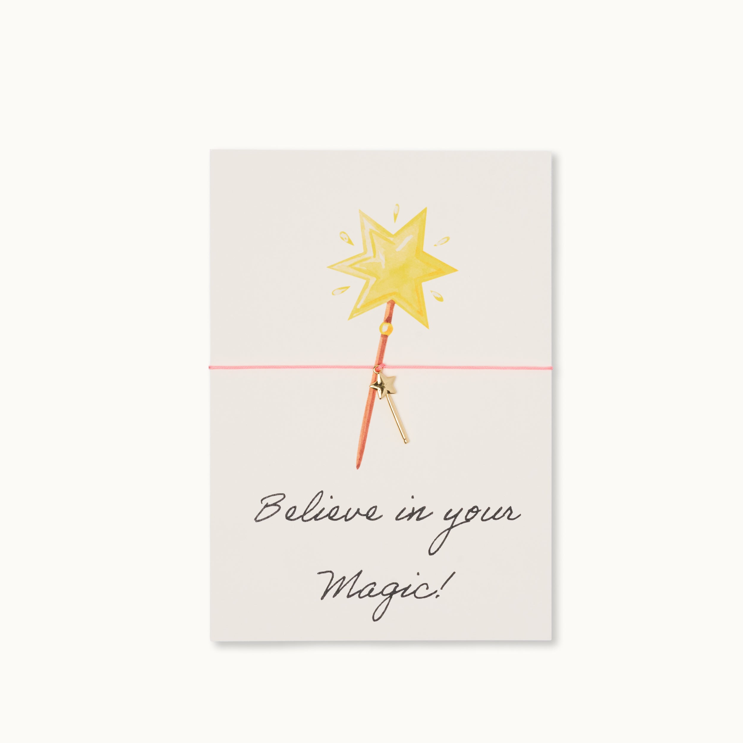 Armband-Karte: Believe in your Magic