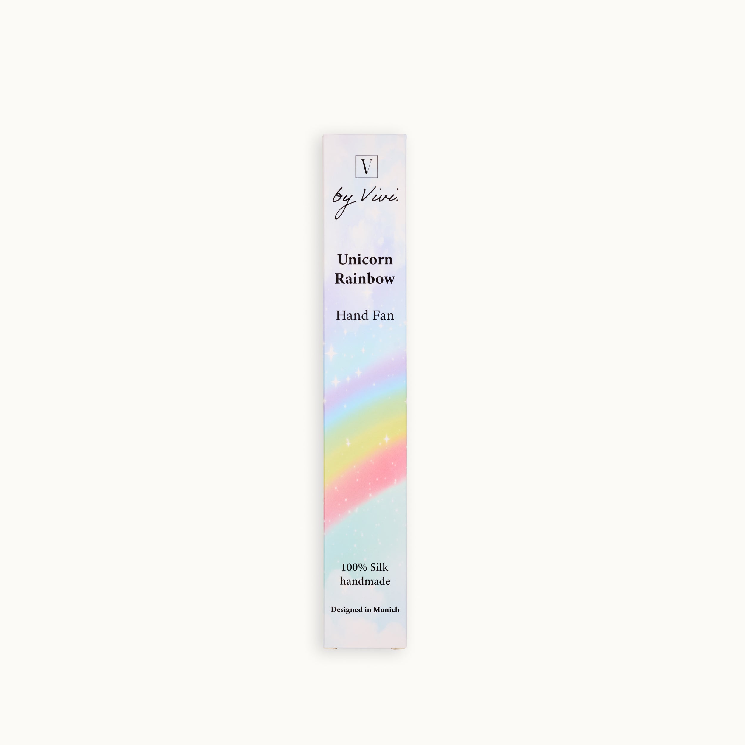 Fächer Einhorn Regenbogen