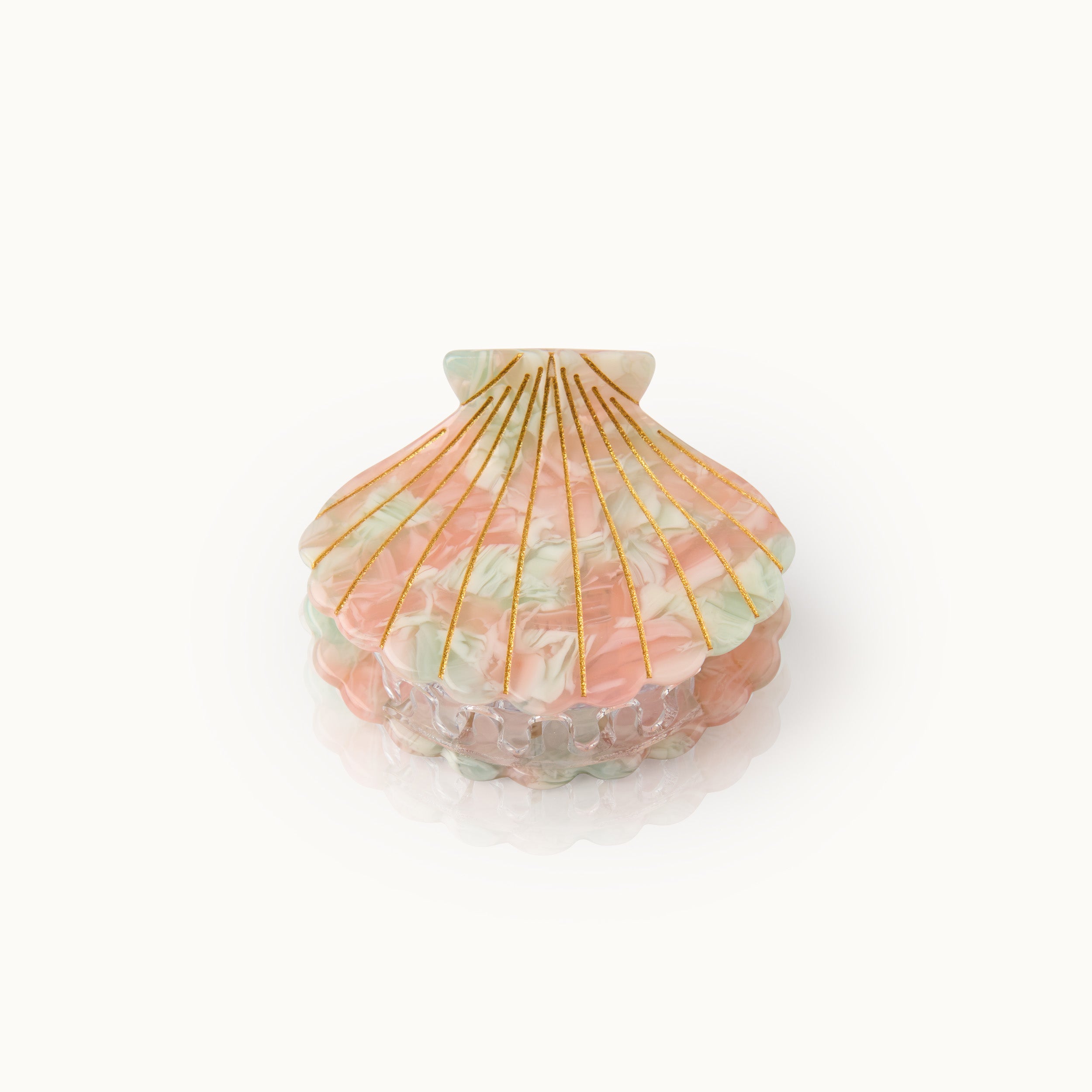 Hair Clip Shell Amber