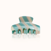 Haarklammer Stripes Turquoise Lines
