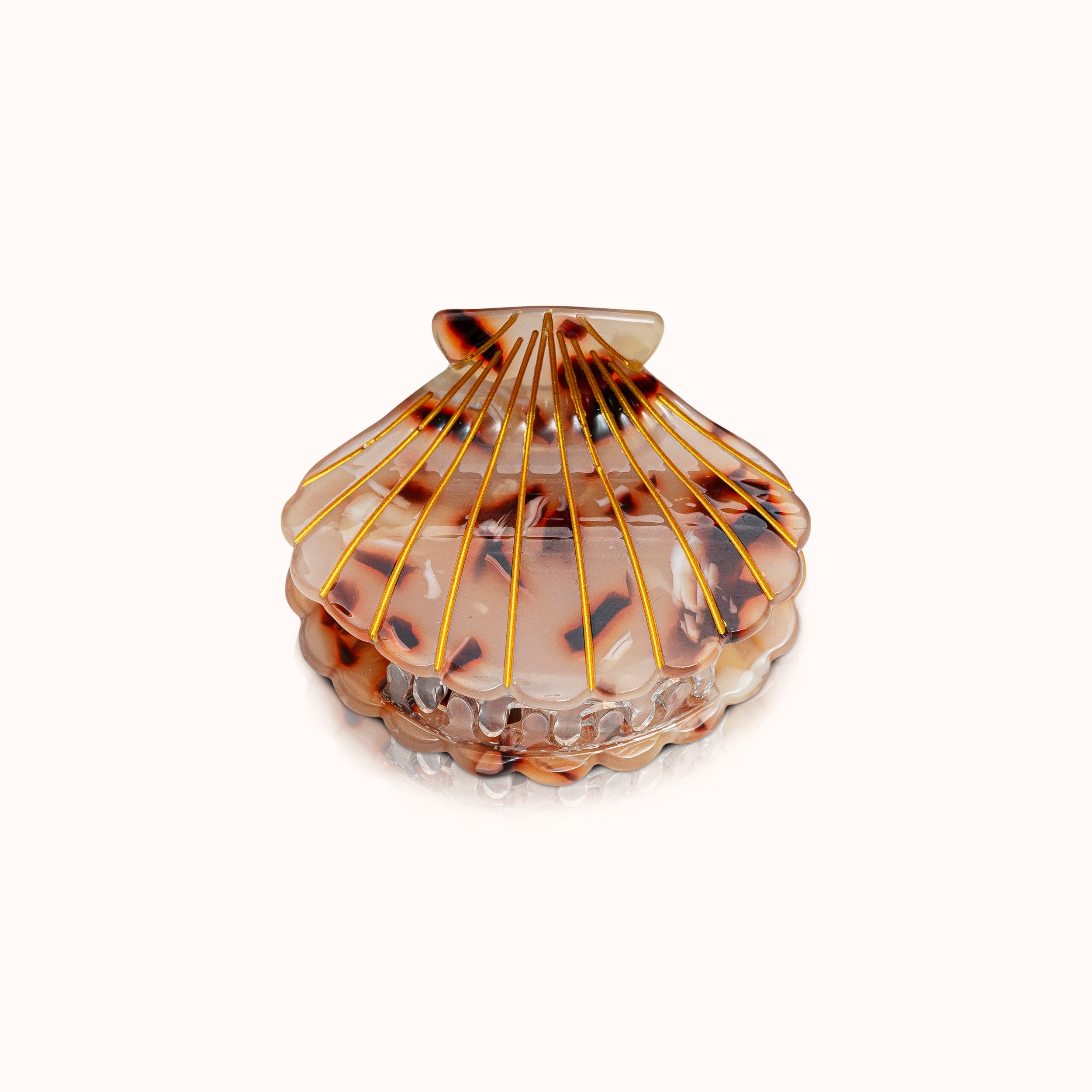 Hair Clip Shell Amber