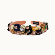 Haarreif Blumen pfirsich