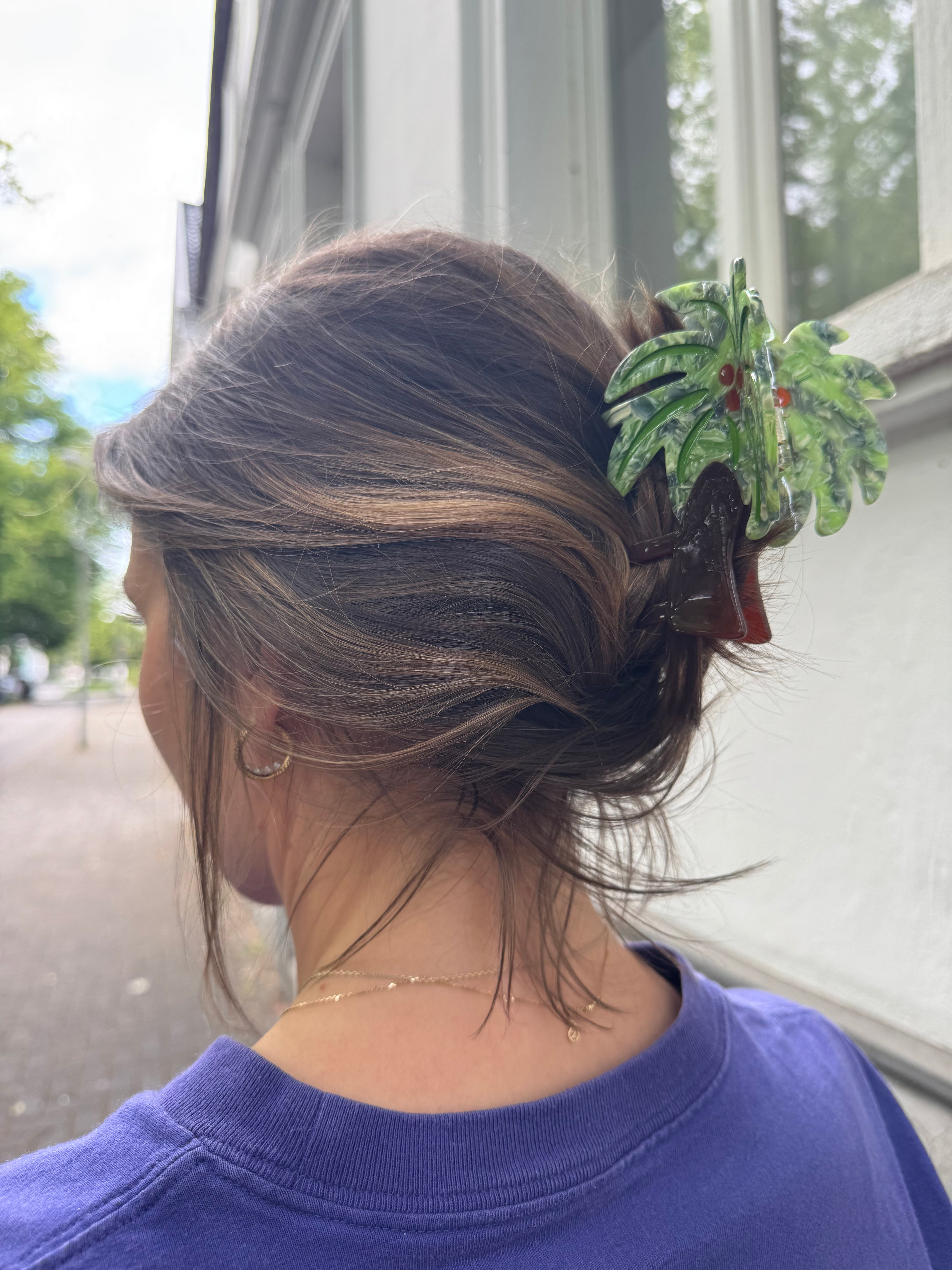 Haarklammer Palme