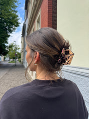 Haarklammer Breze Pink Leo Groß
