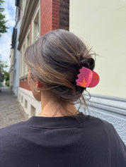 Haarklammer Star Pink Glitter