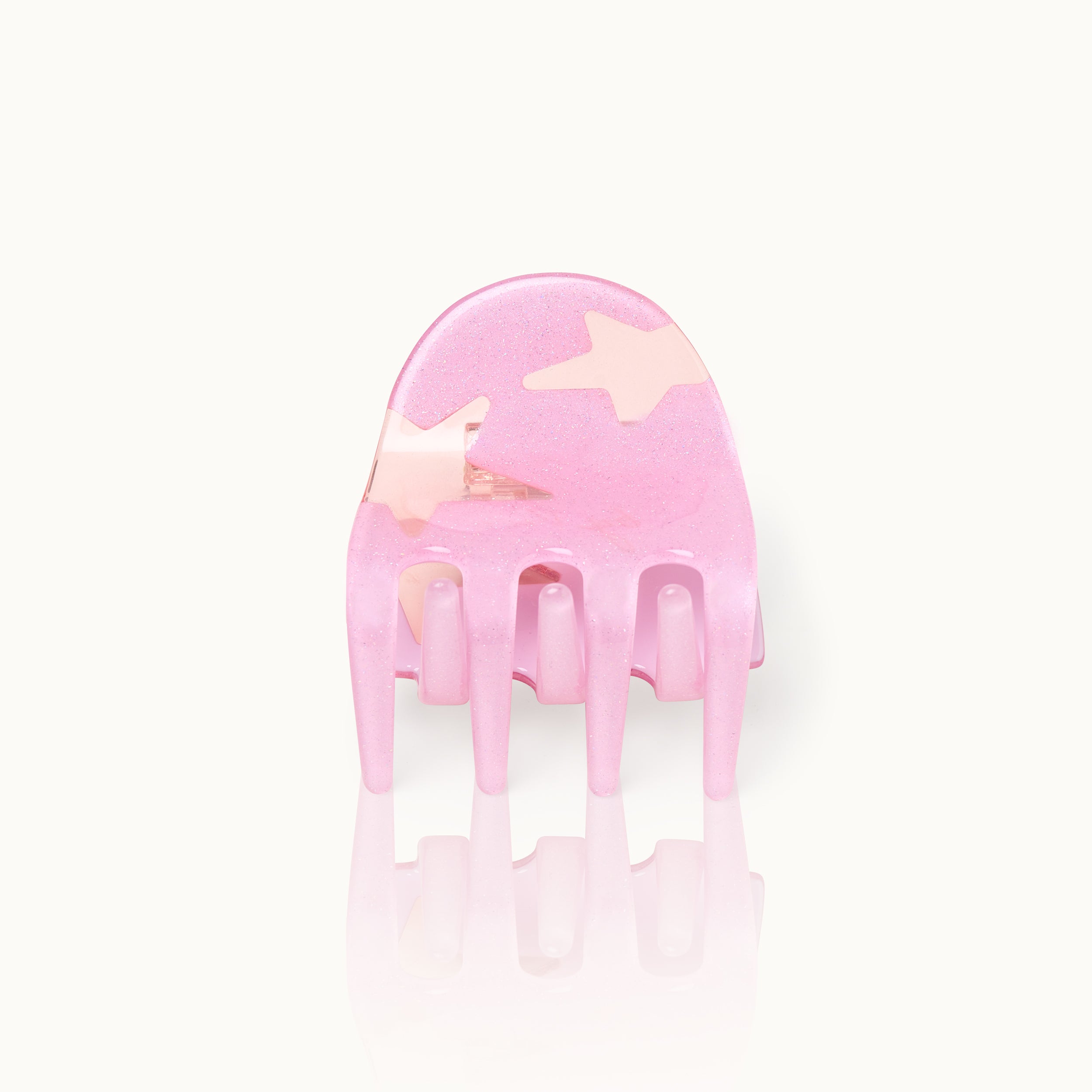 Haarklammer Star Rose Glitter