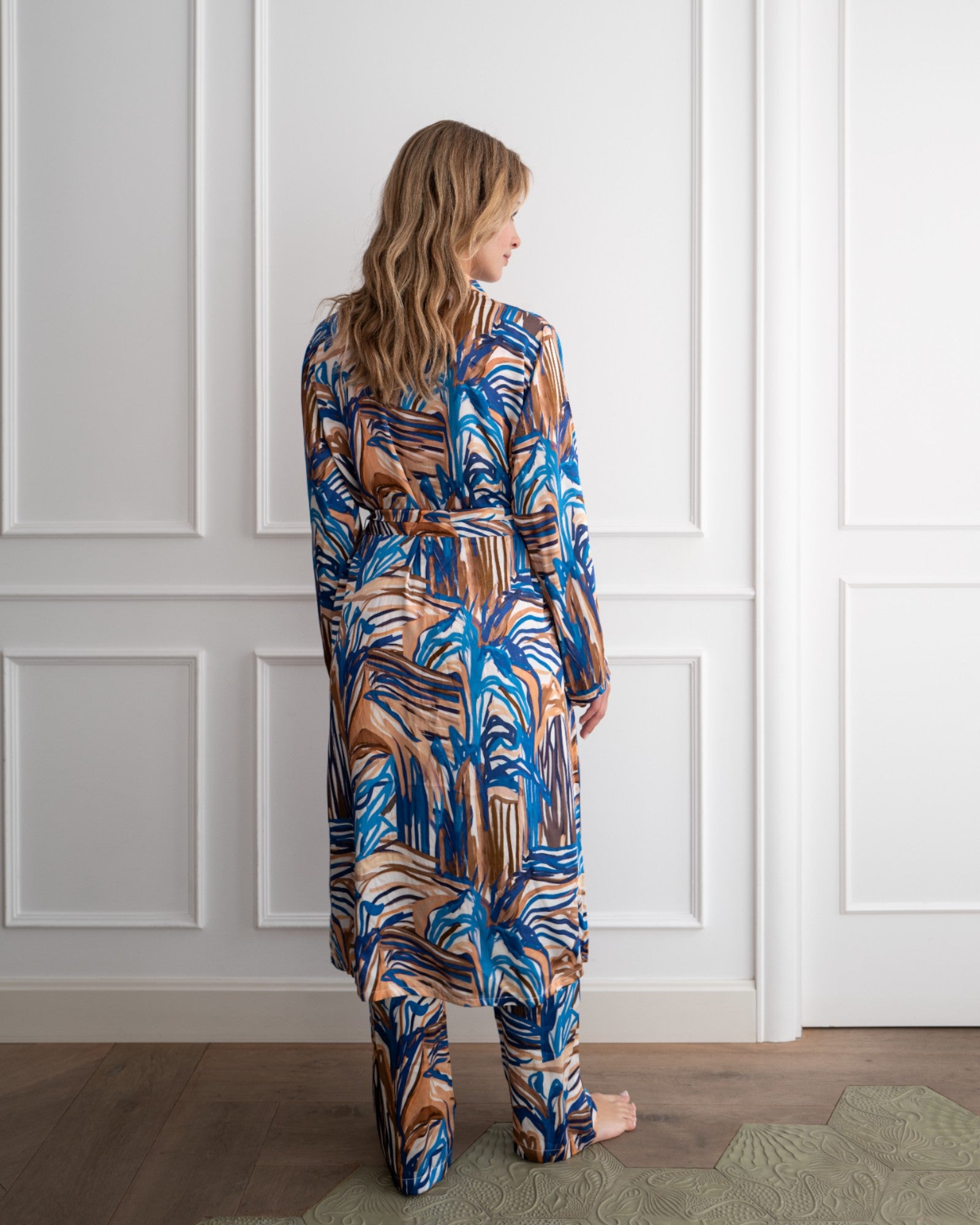 Kimono  Blue Seaweed