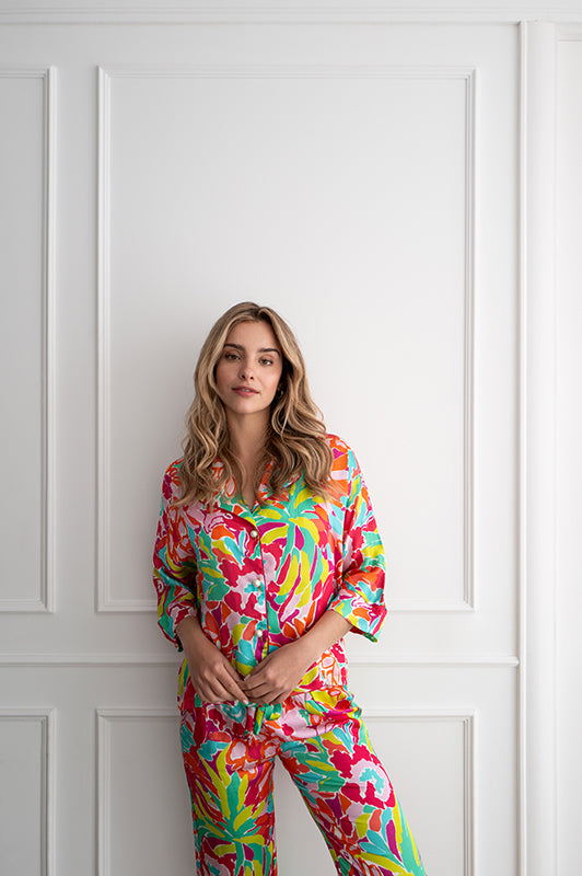 Bluse Loose Cut The Tropical