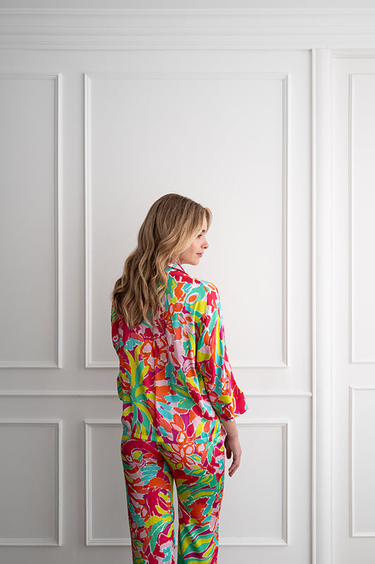 Bluse Loose Cut The Tropical
