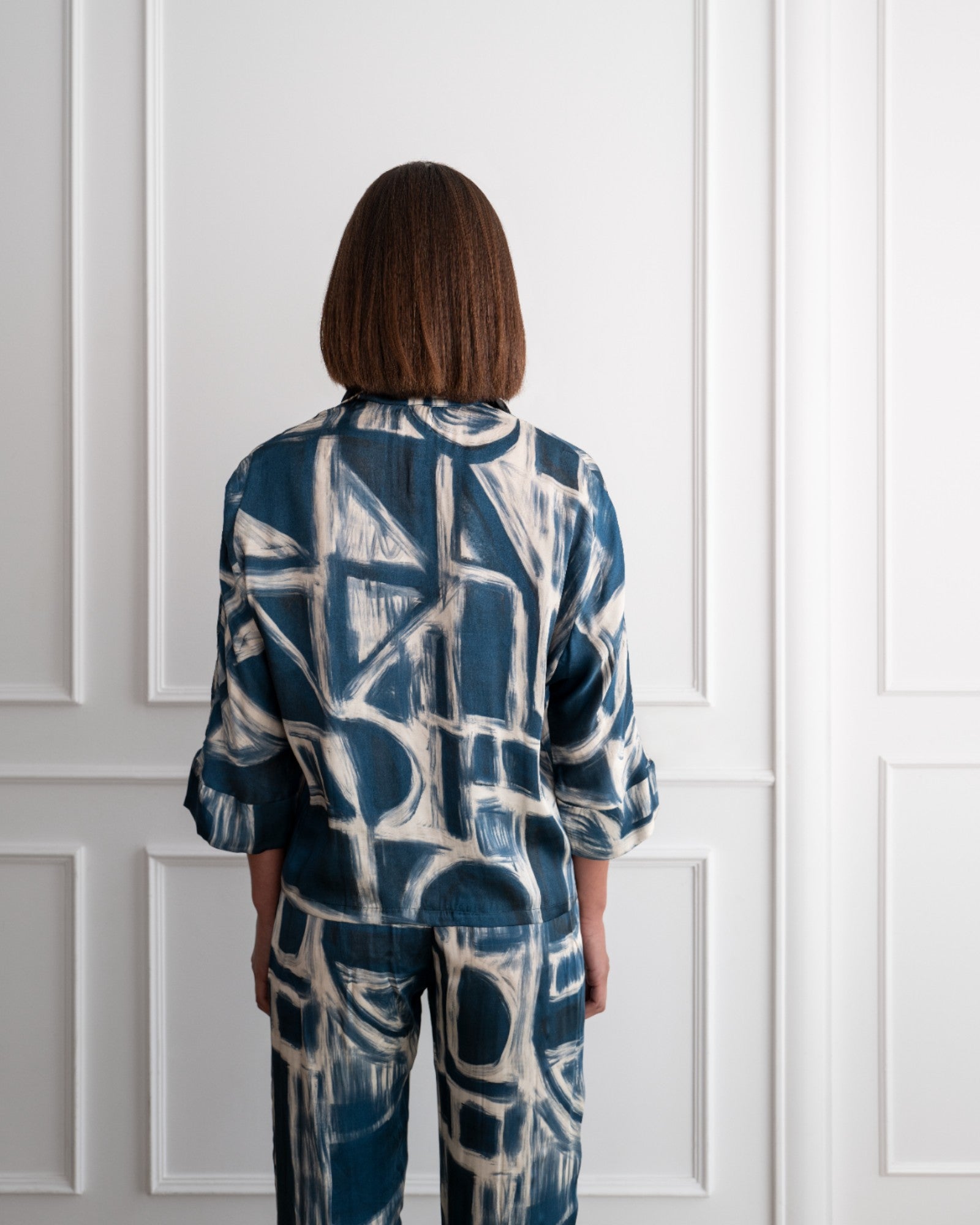 Bluse Loose Cut Greek