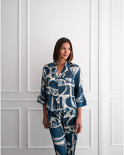 Bluse Loose Cut Greek