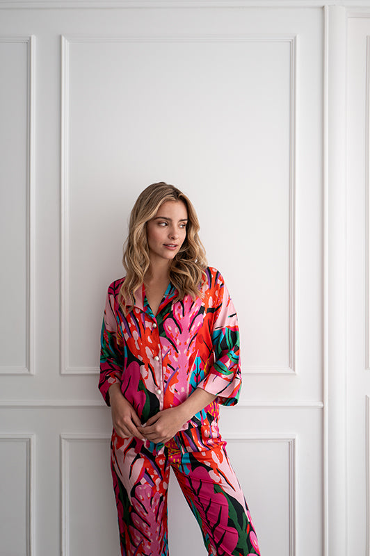 Bluse Loose Cut Jungle