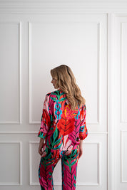 Bluse Straight Cut Jungle
