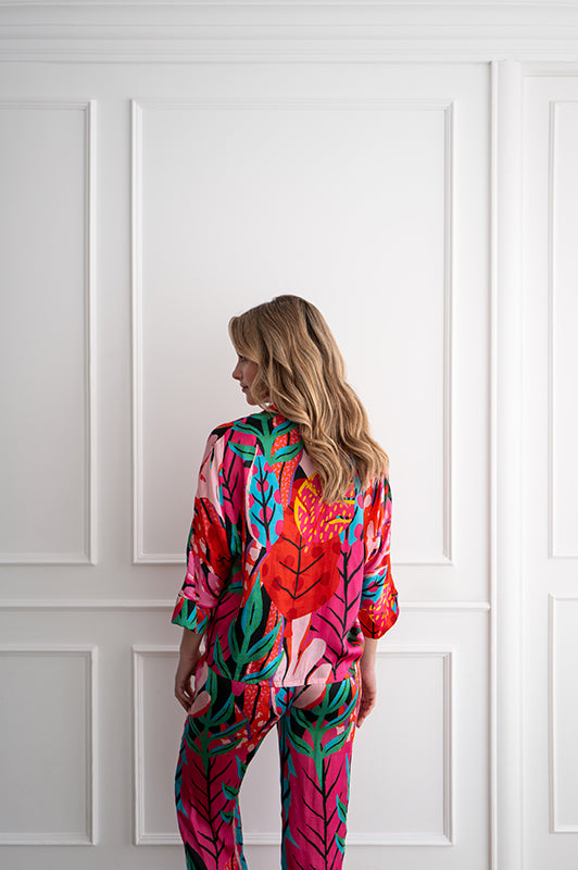 Bluse Straight Cut Jungle