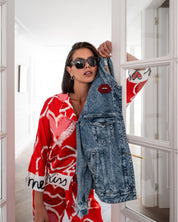 Bluse Loose Cut Kiss Me