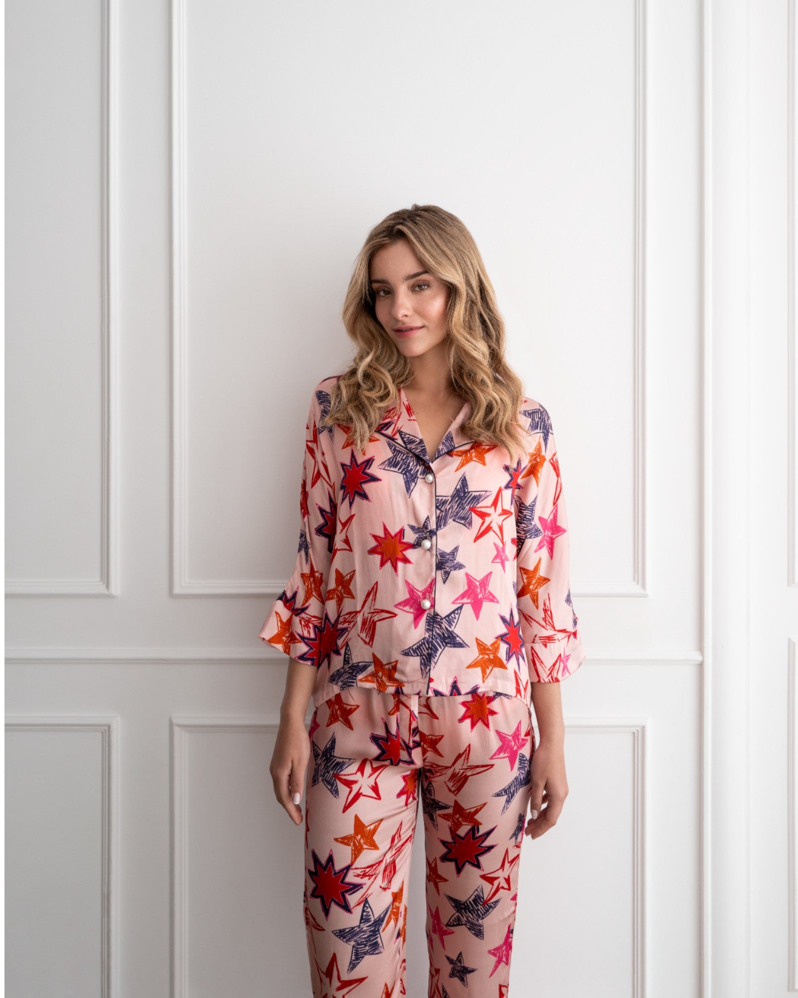 Bluse Loose Cut Stars