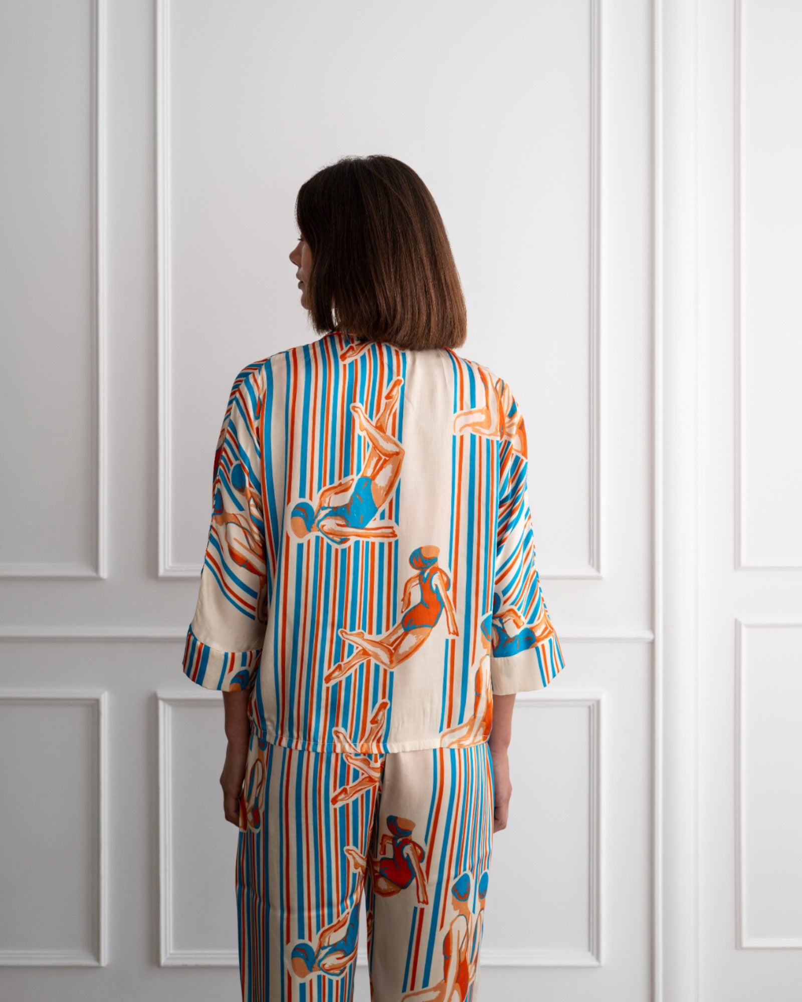 Bluse Loose Cut Swimmer