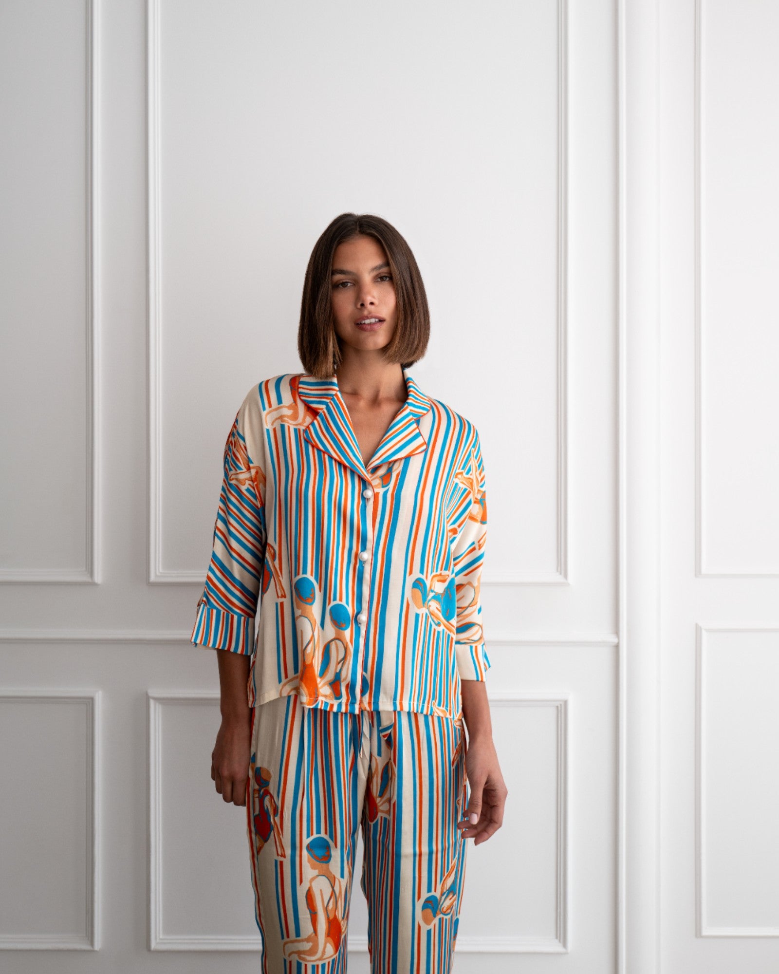 Bluse Loose Cut Swimmer