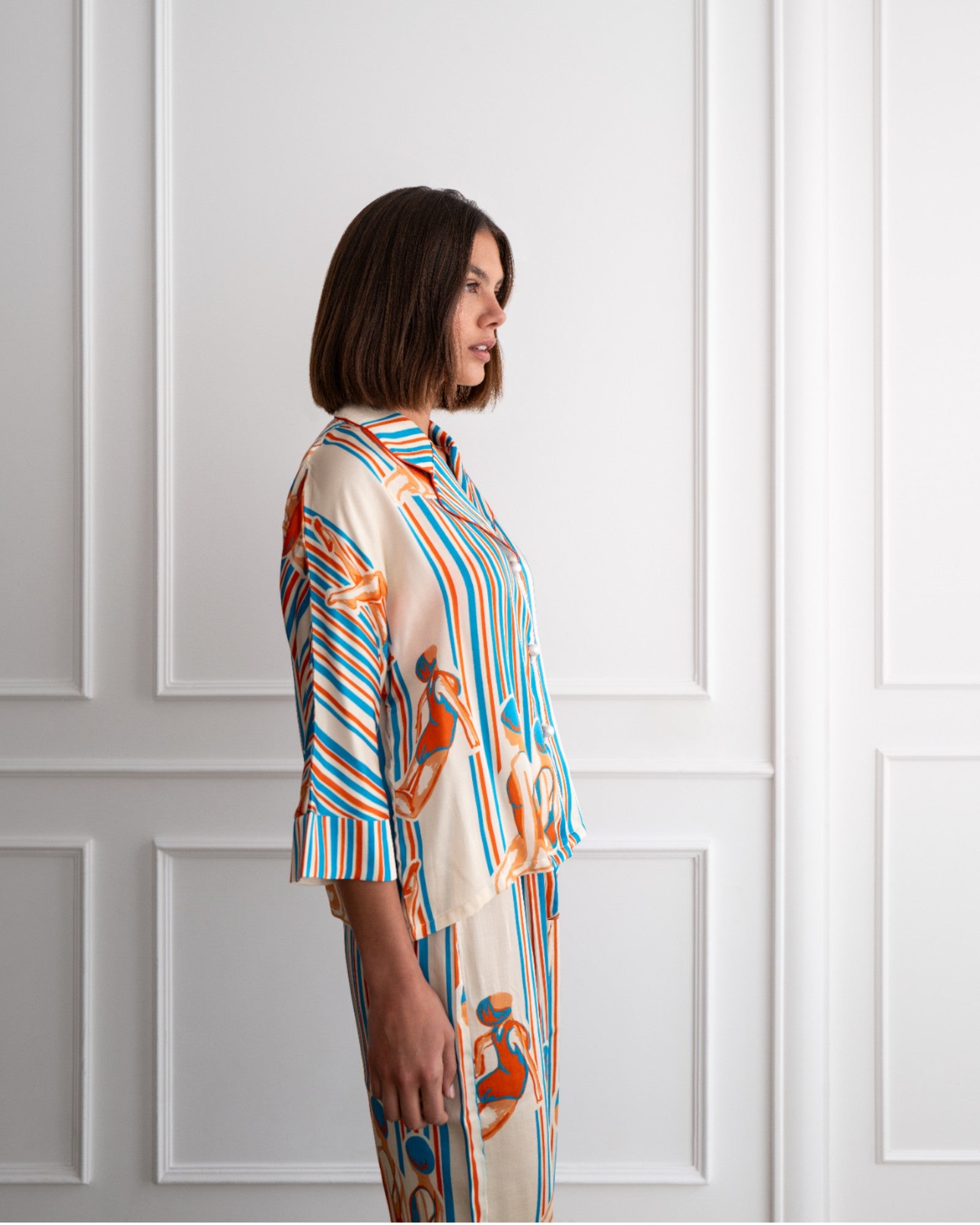 Bluse Loose Cut Swimmer