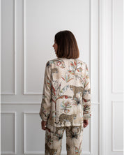 Bluse Straight Cut Leopard