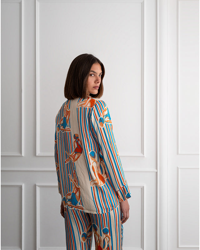 Bluse Straight Cut Swimmer