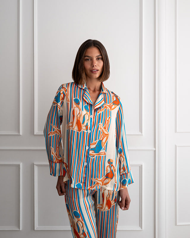 Bluse Straight Cut Swimmer