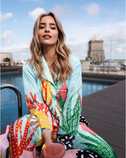 Bluse Straight Cut Unter the Sea