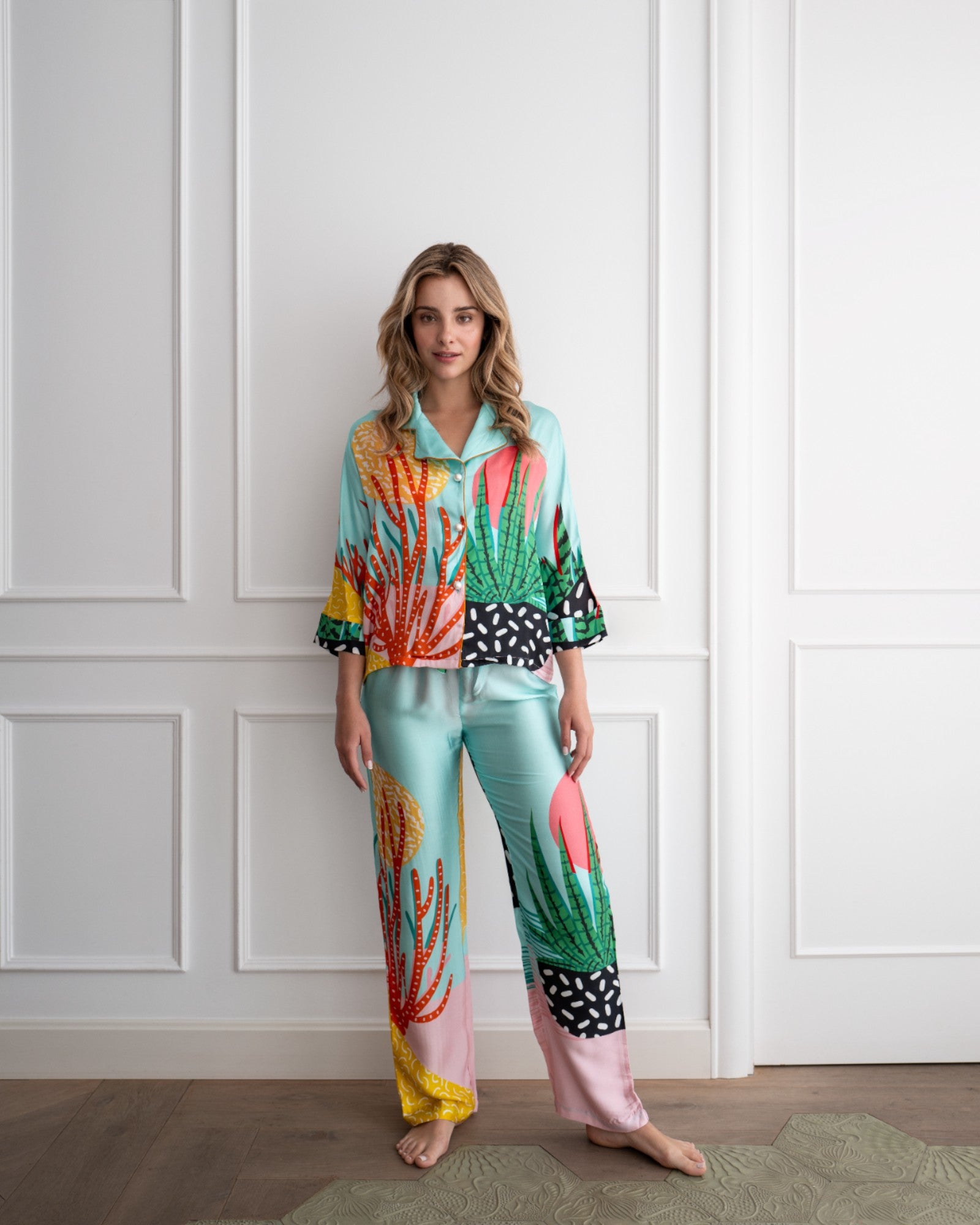 Bluse Loose Cut Under the Sea