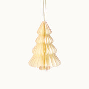 Anhänger Weihnachtsbaum aus Papier  15cm Light Green