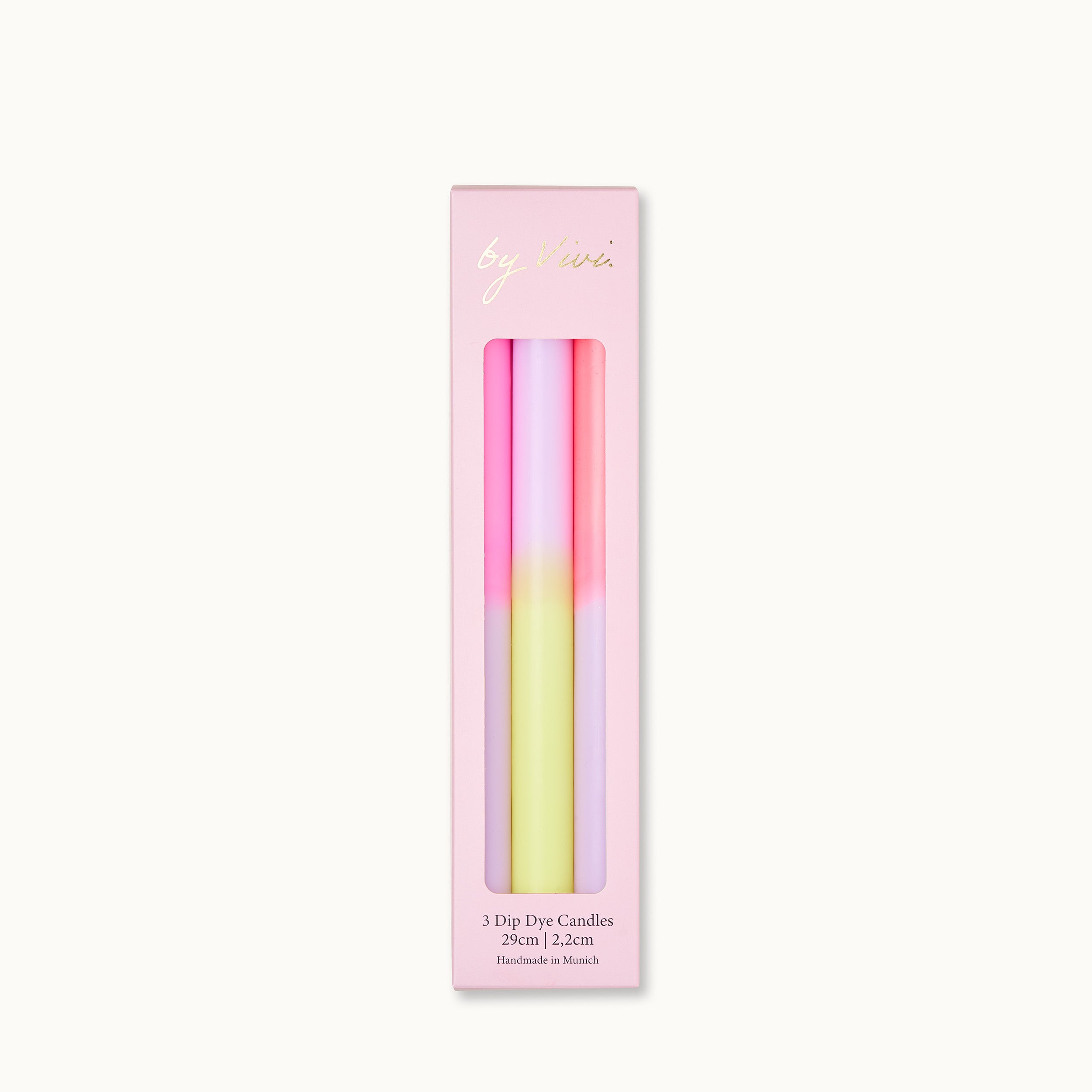 Dip Dye Candle Set: Pastell Edition