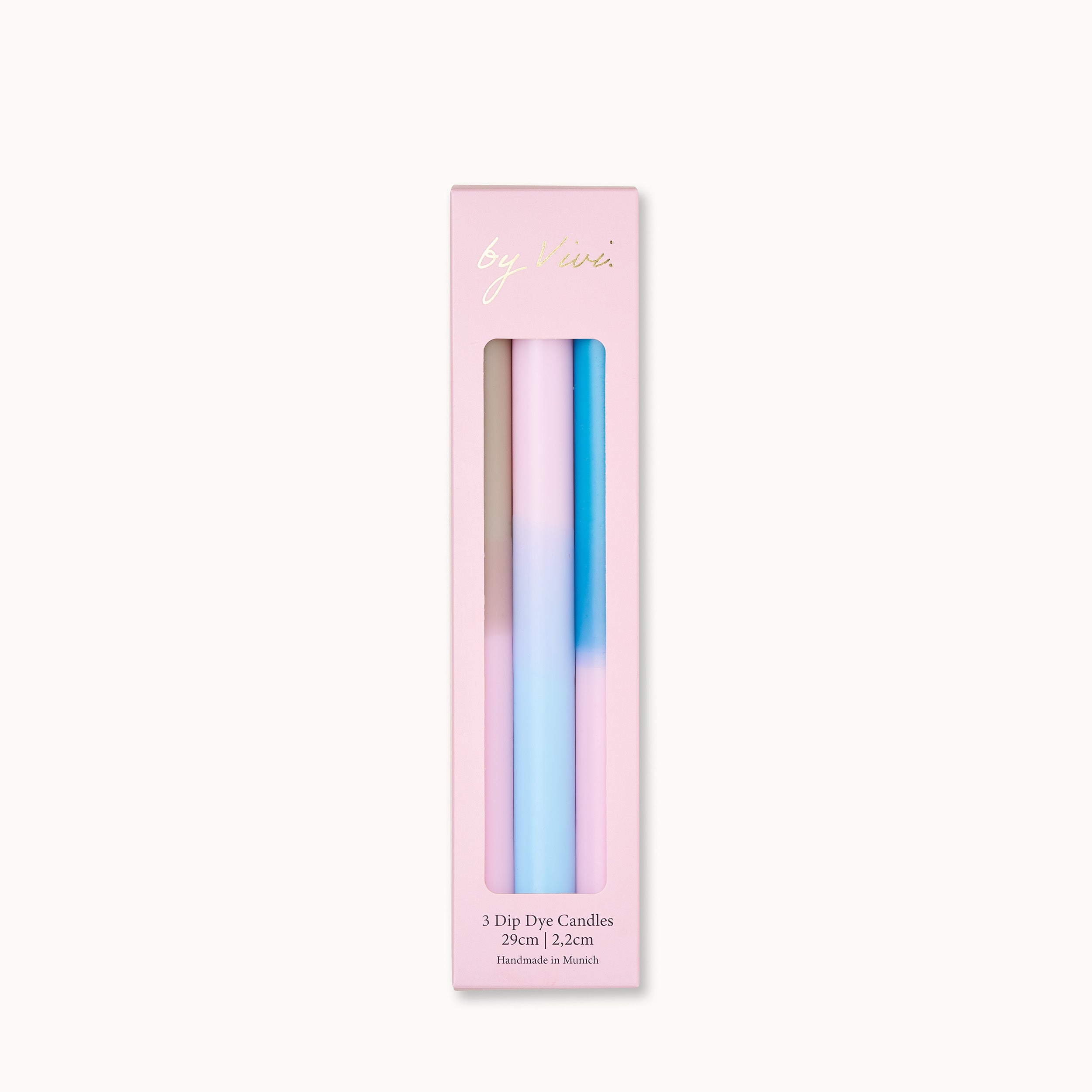 Dip Dye Candle Set: Pastell Edition