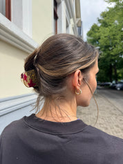 Haarklammer Star Red Gold