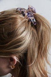 Haarklammer Classic Silver Glitter