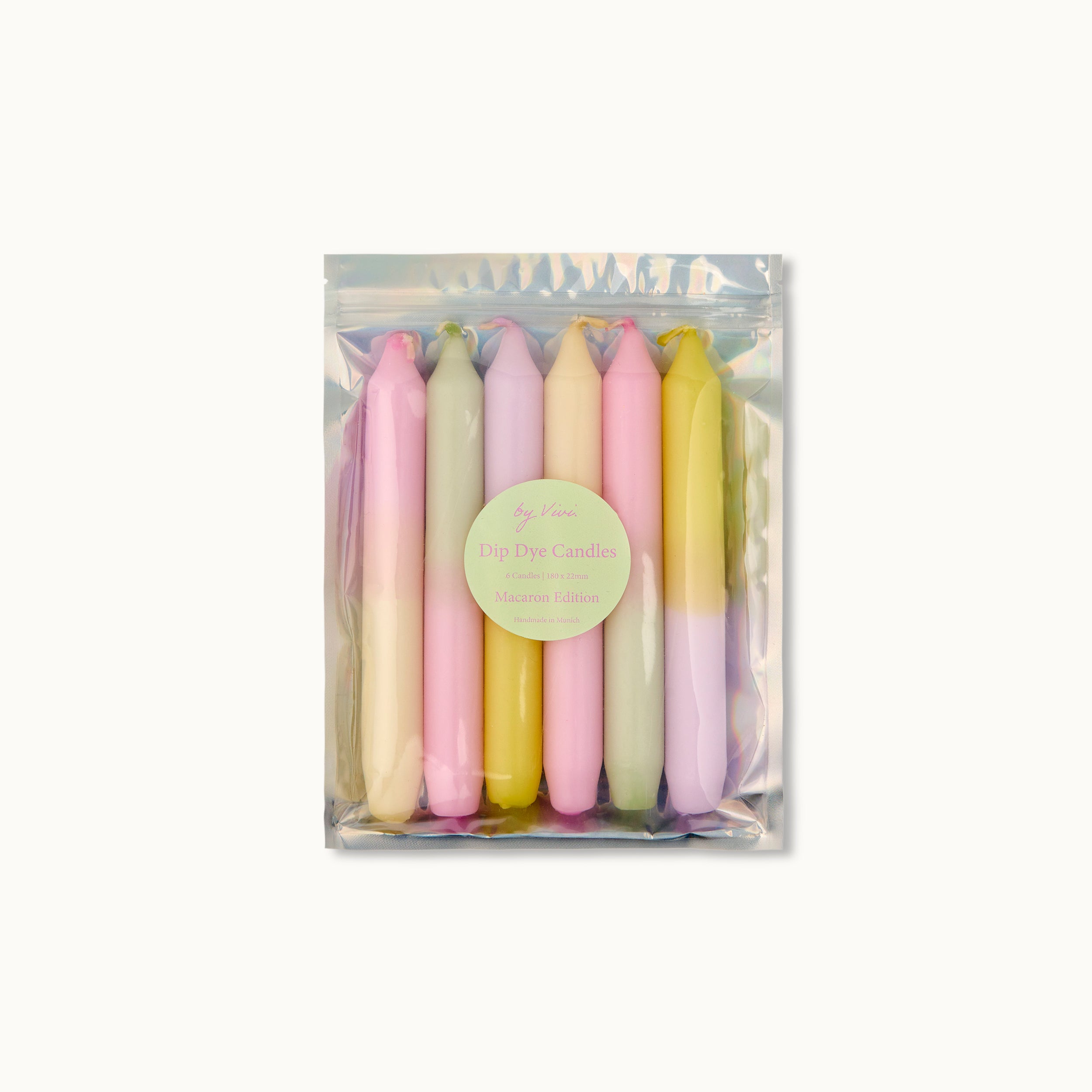 Dip Dye Candle Set: Pastell Edition