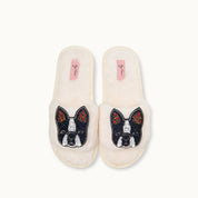 Brosche für Slipper: Bulldogge