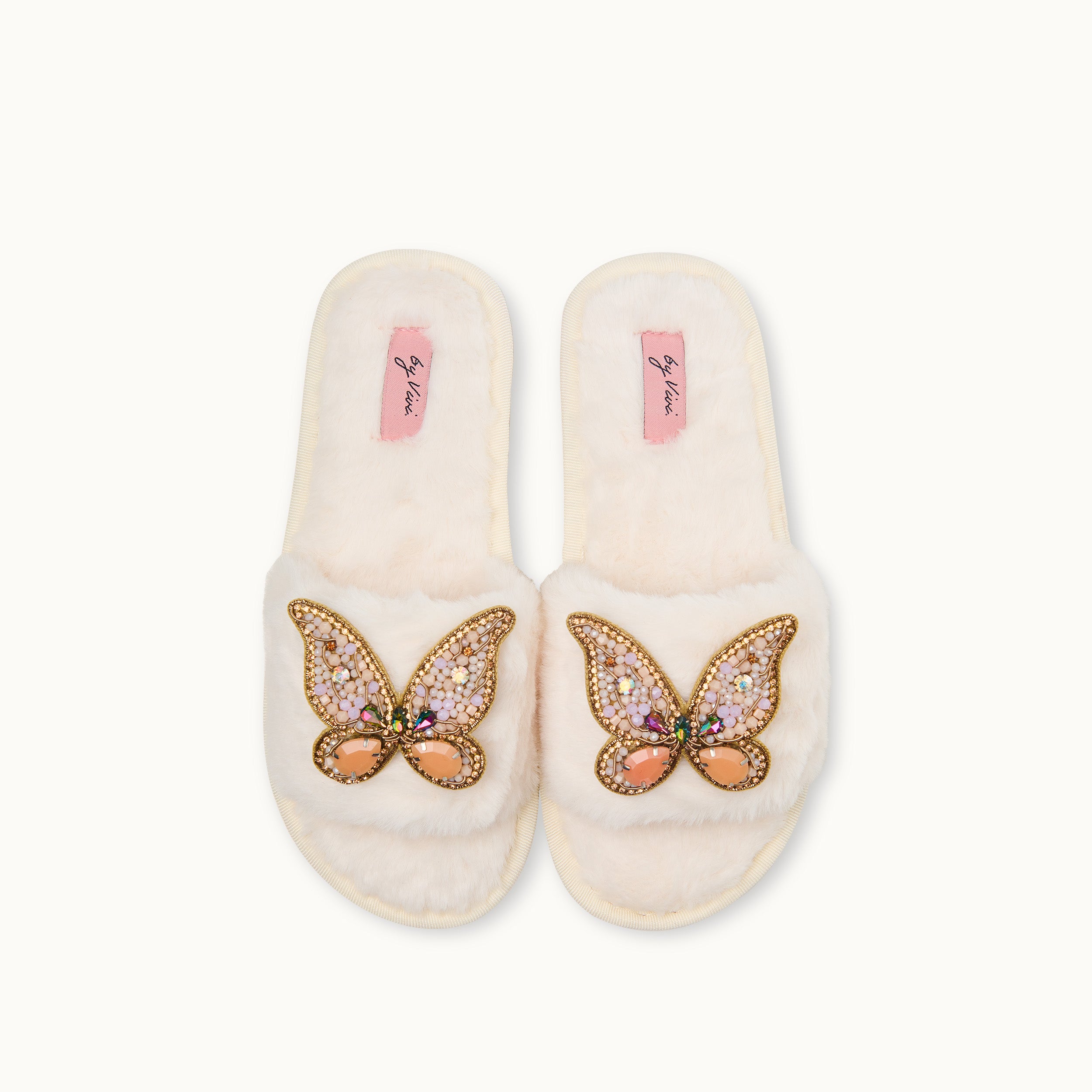 Brosche für Slipper: Schmetterling