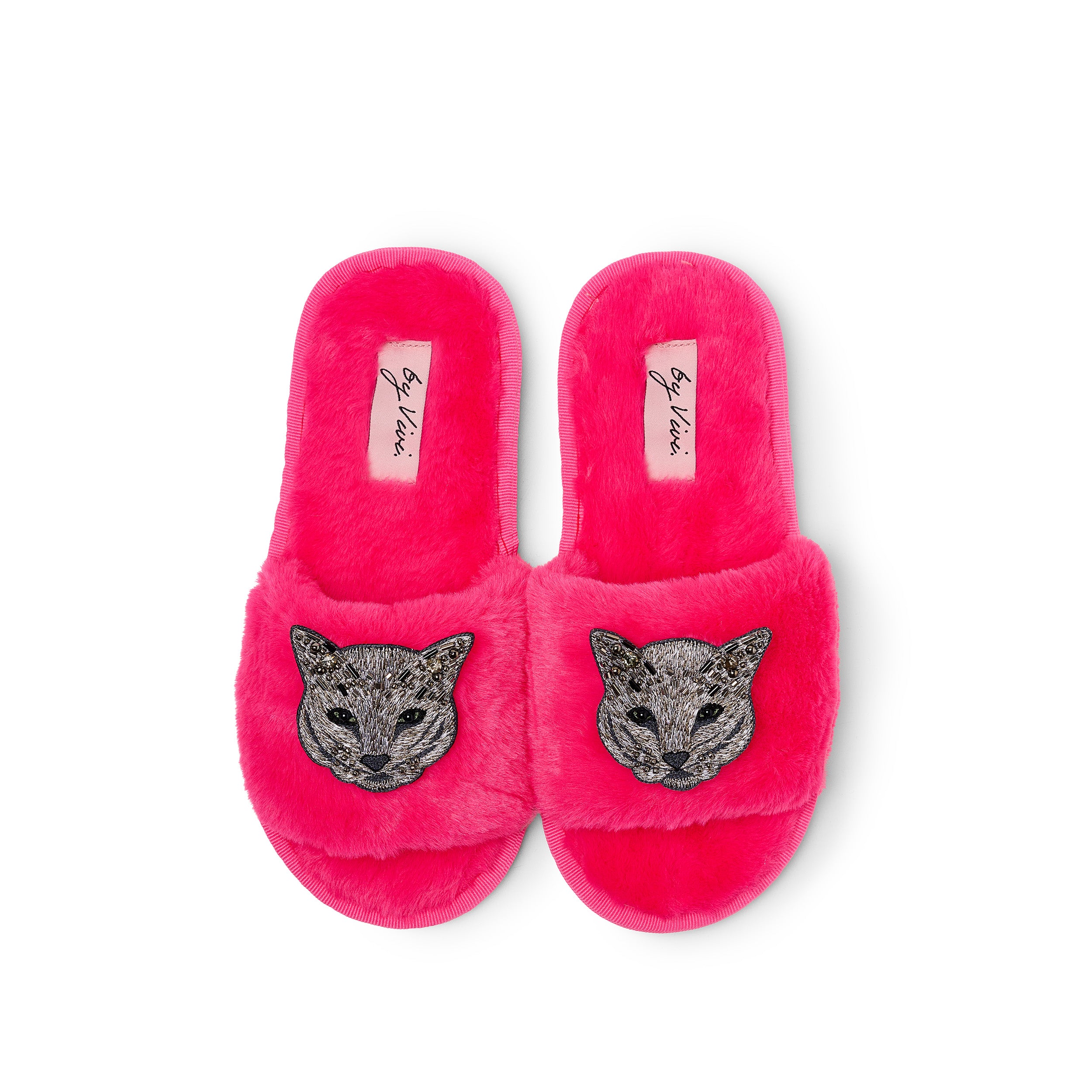 Brosche für Slipper: Kitty