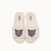 Brosche für Slipper: Kitty
