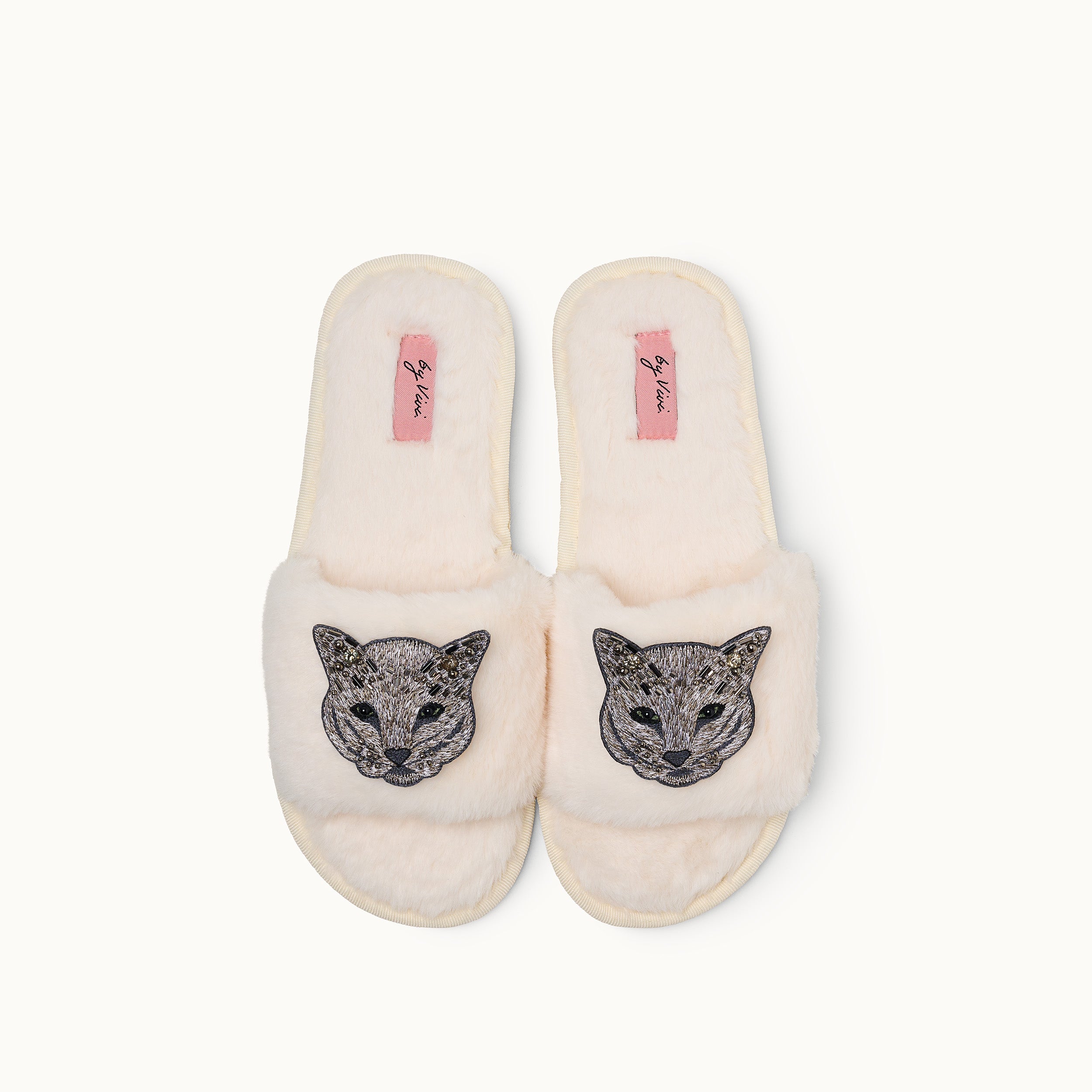 Brosche für Slipper: Kitty