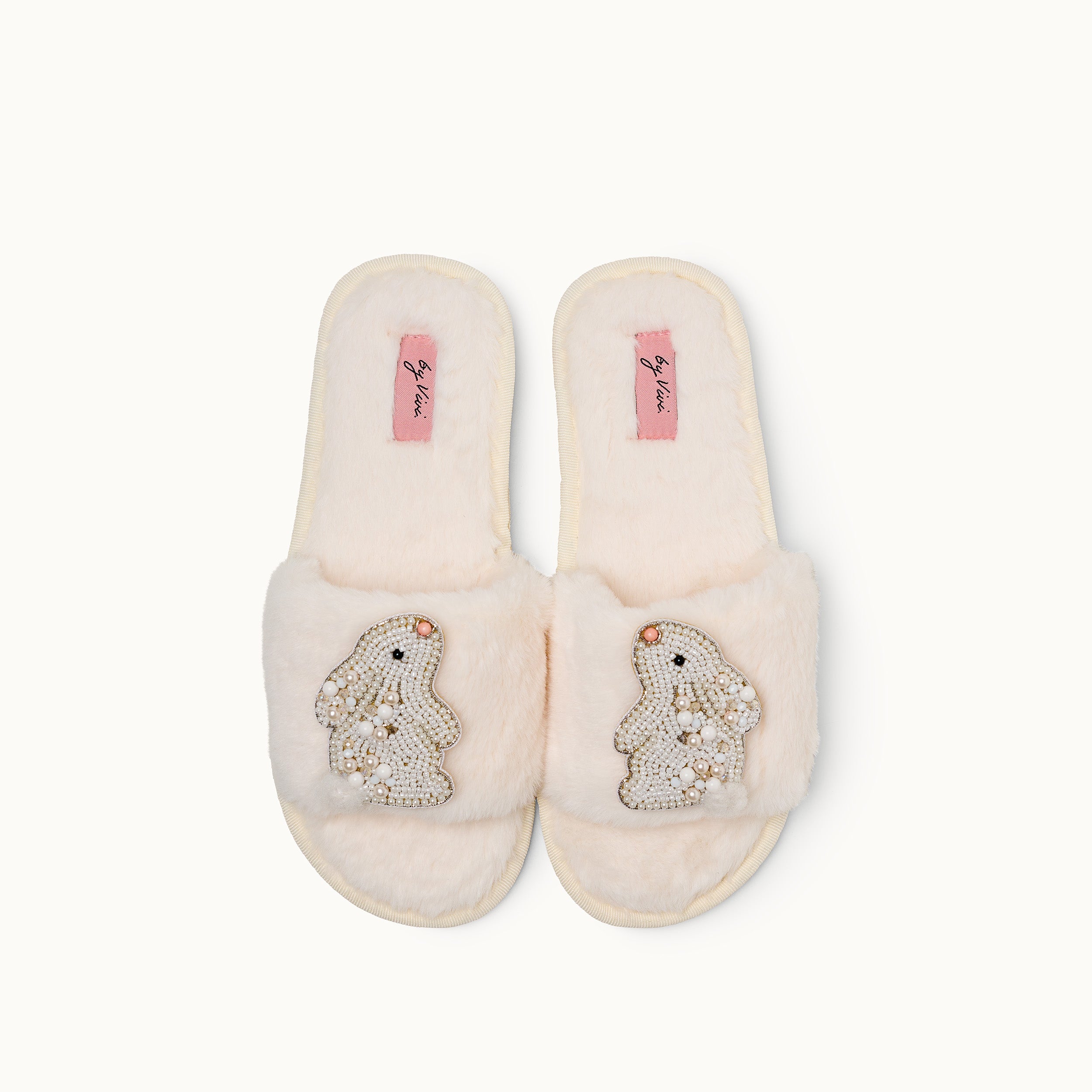Brosche für Slipper: Bunnies