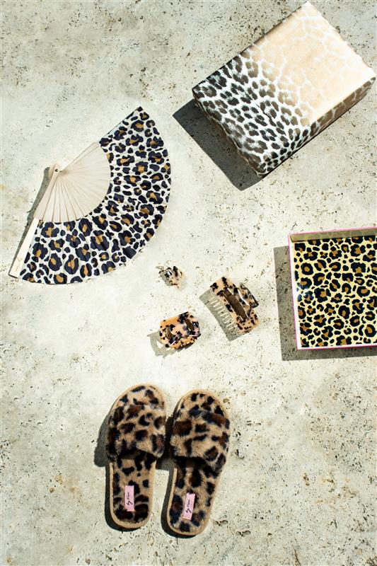 Fächer Leopard