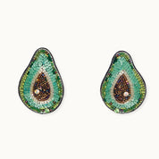 Broschenpaar: Avocado