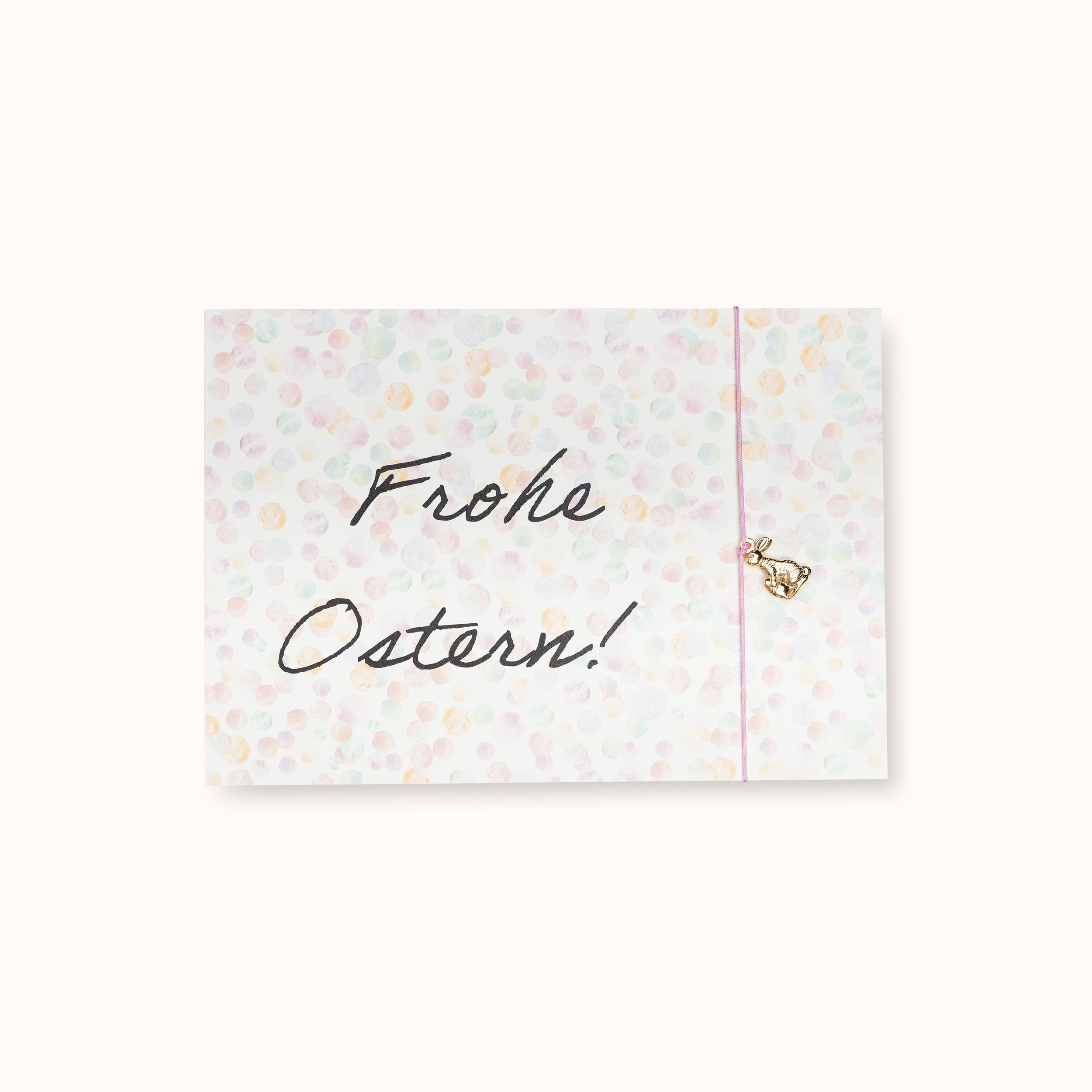 Armband-Karte: Frohe Ostern Dots