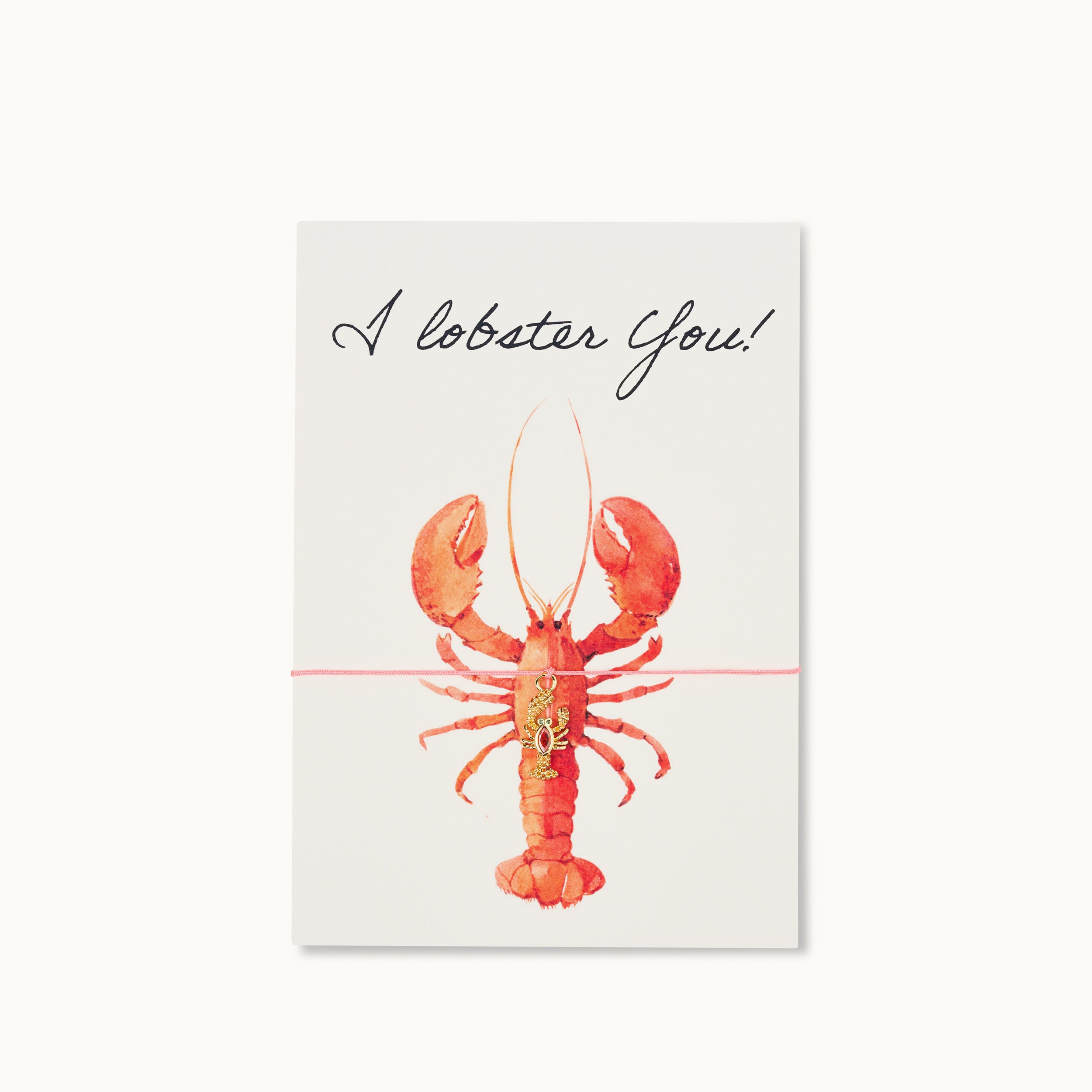 Armband-Karte: I lobster You